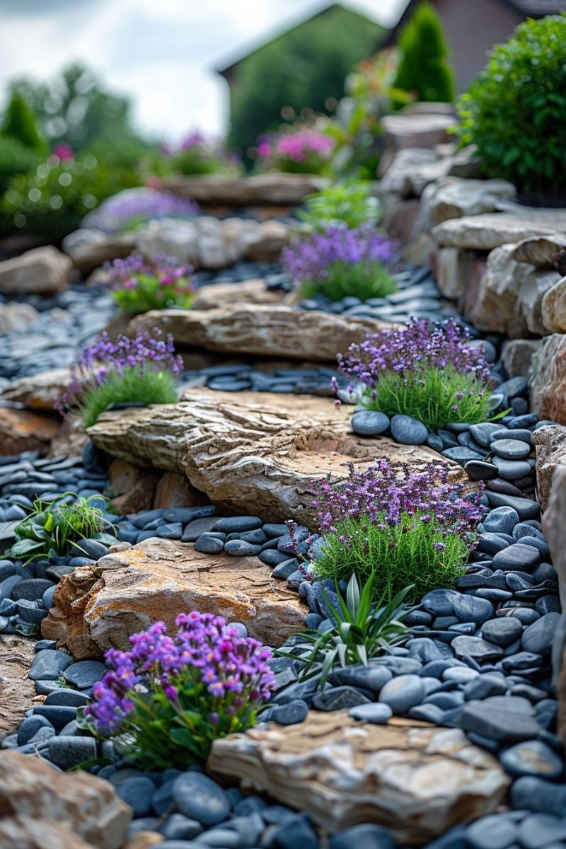 10 Best Front Yard Rock Landscaping Ideas – Artofit inside Stop Fighting Your Slope and Start Using Rocks for Erosion Control