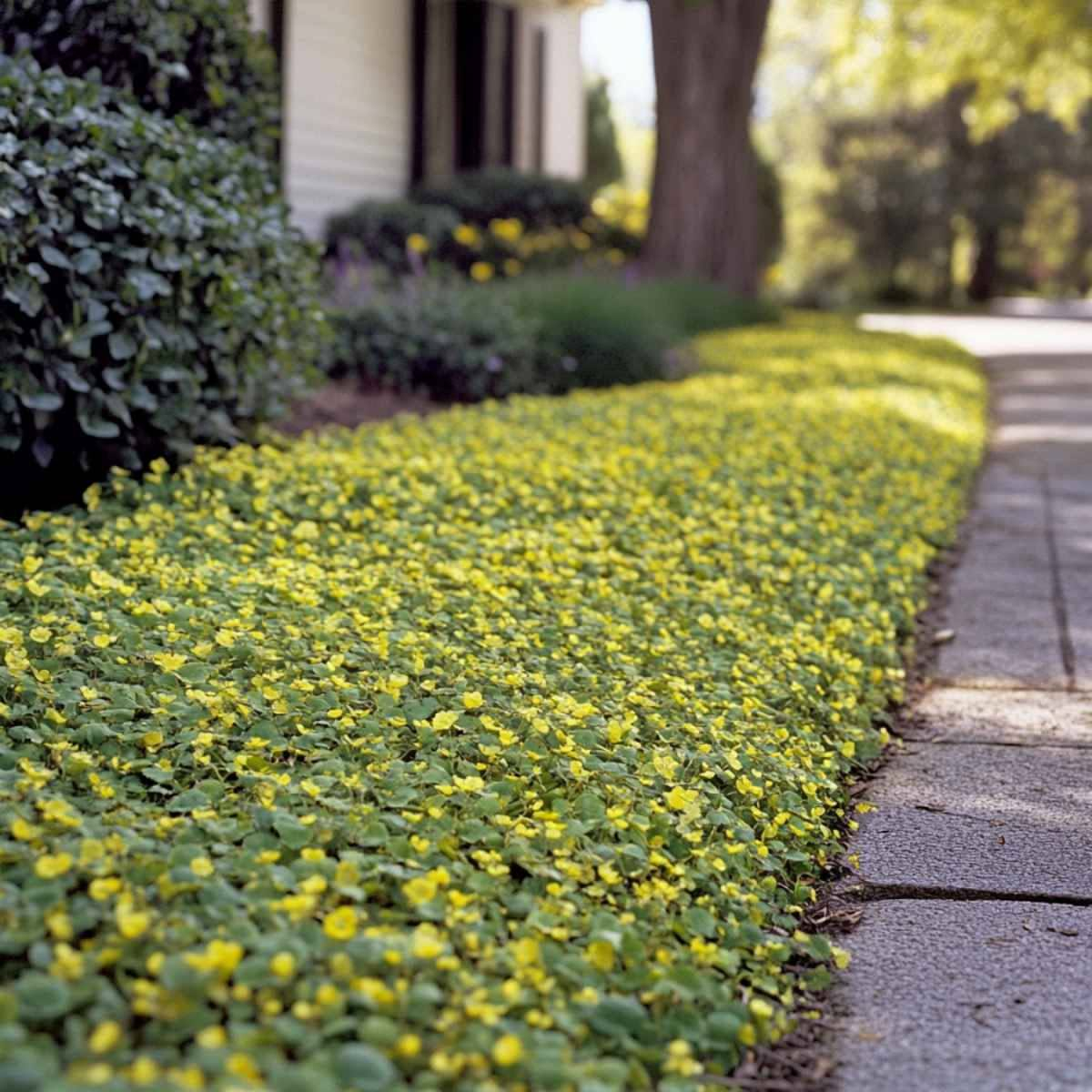 10 Stunning No-Mow Lawn Ideas With Ground Covers | Ground Cover ... within The Quiet Revolution of Replacing Grass with Native Ground Cover