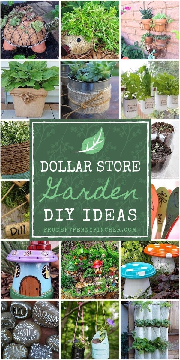100 Dollar Store Garden Diy Ideas - Prudent Penny Pincher with regard to Dollar Store Garden Ideas Diy