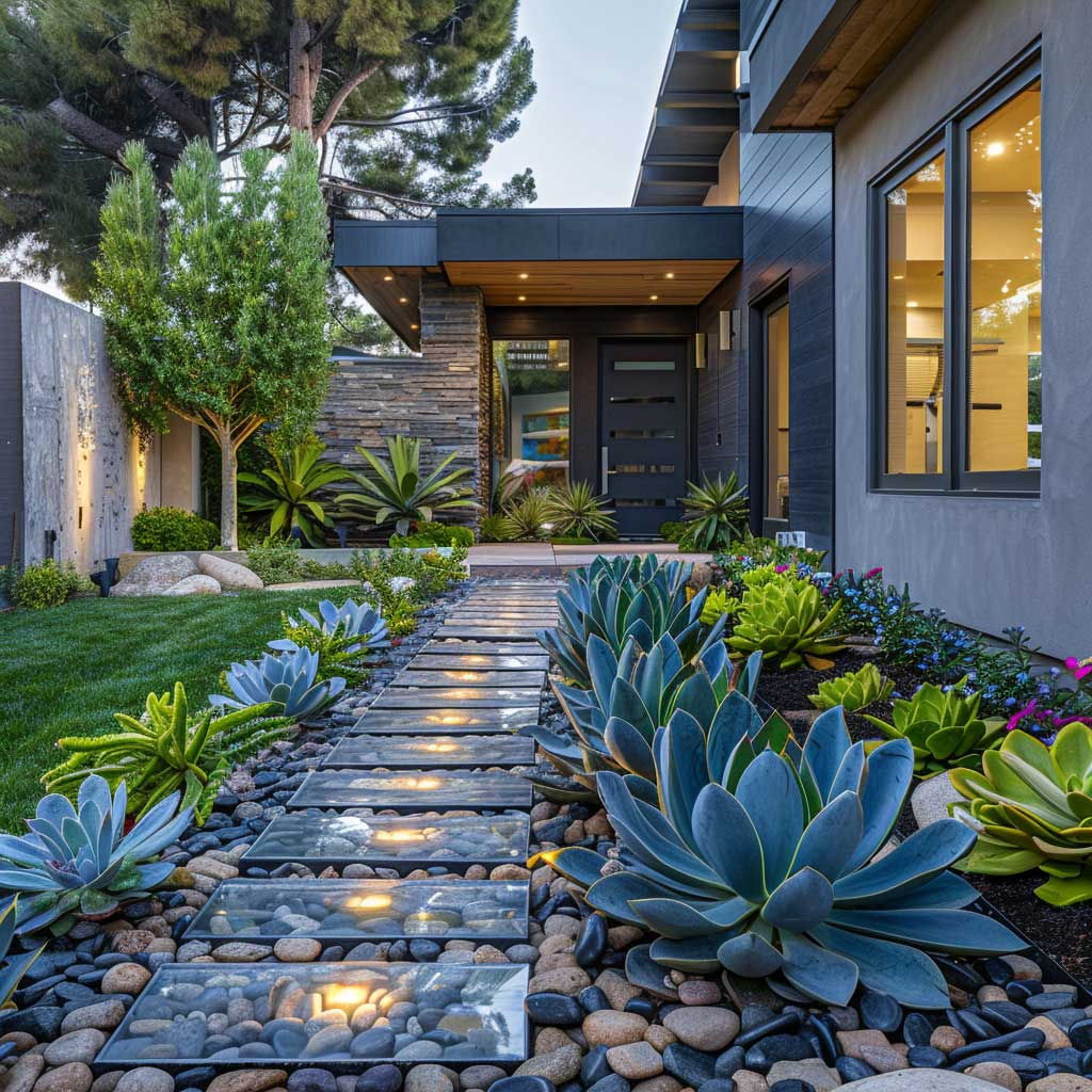 11 Inspiring Ideas For A Modern Front Yard Makeover in Simple Curb Appeal Upgrades That Make a Huge Difference