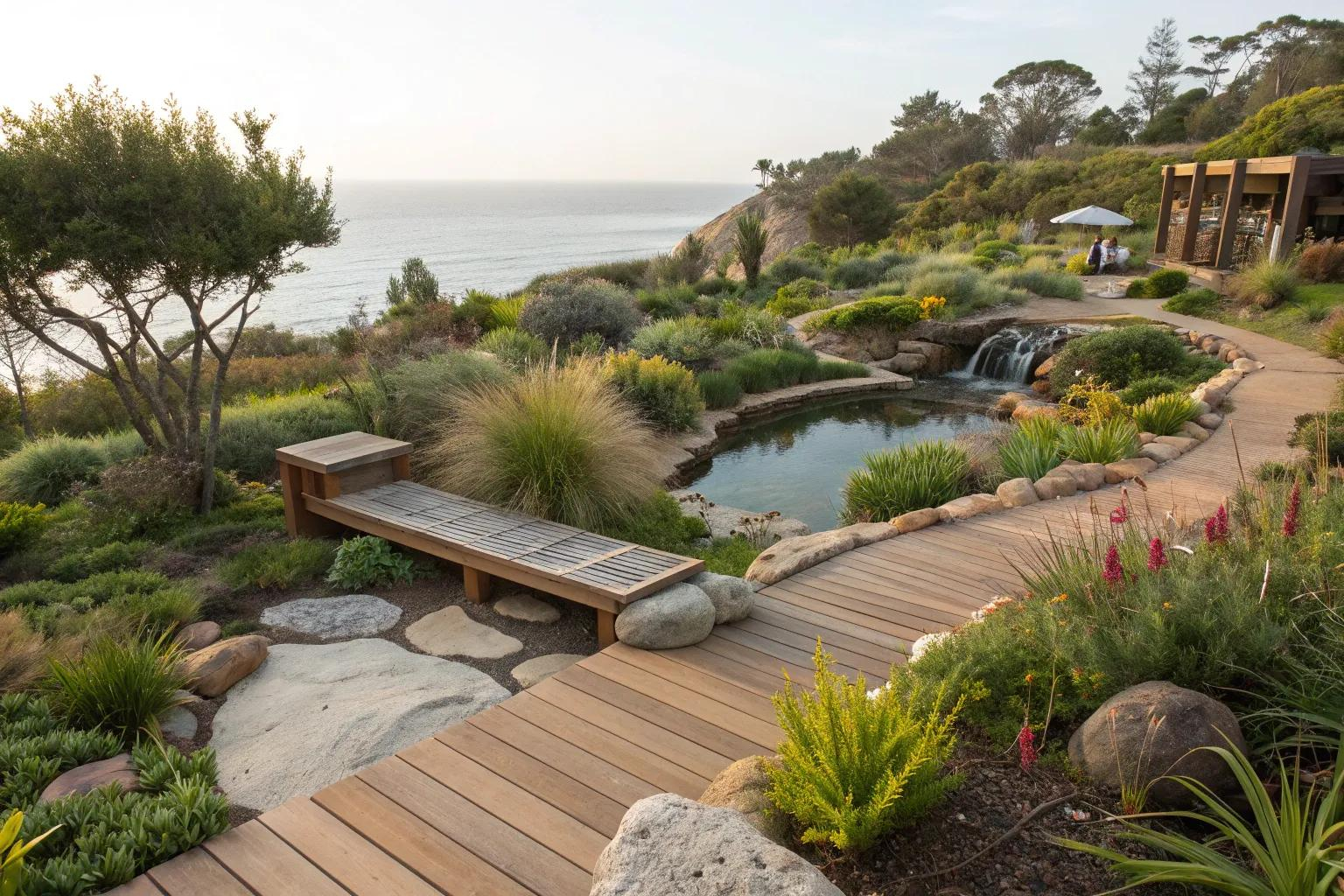 15+ Stunning Coastal Landscape Design Ideas in Coastal Landscaping