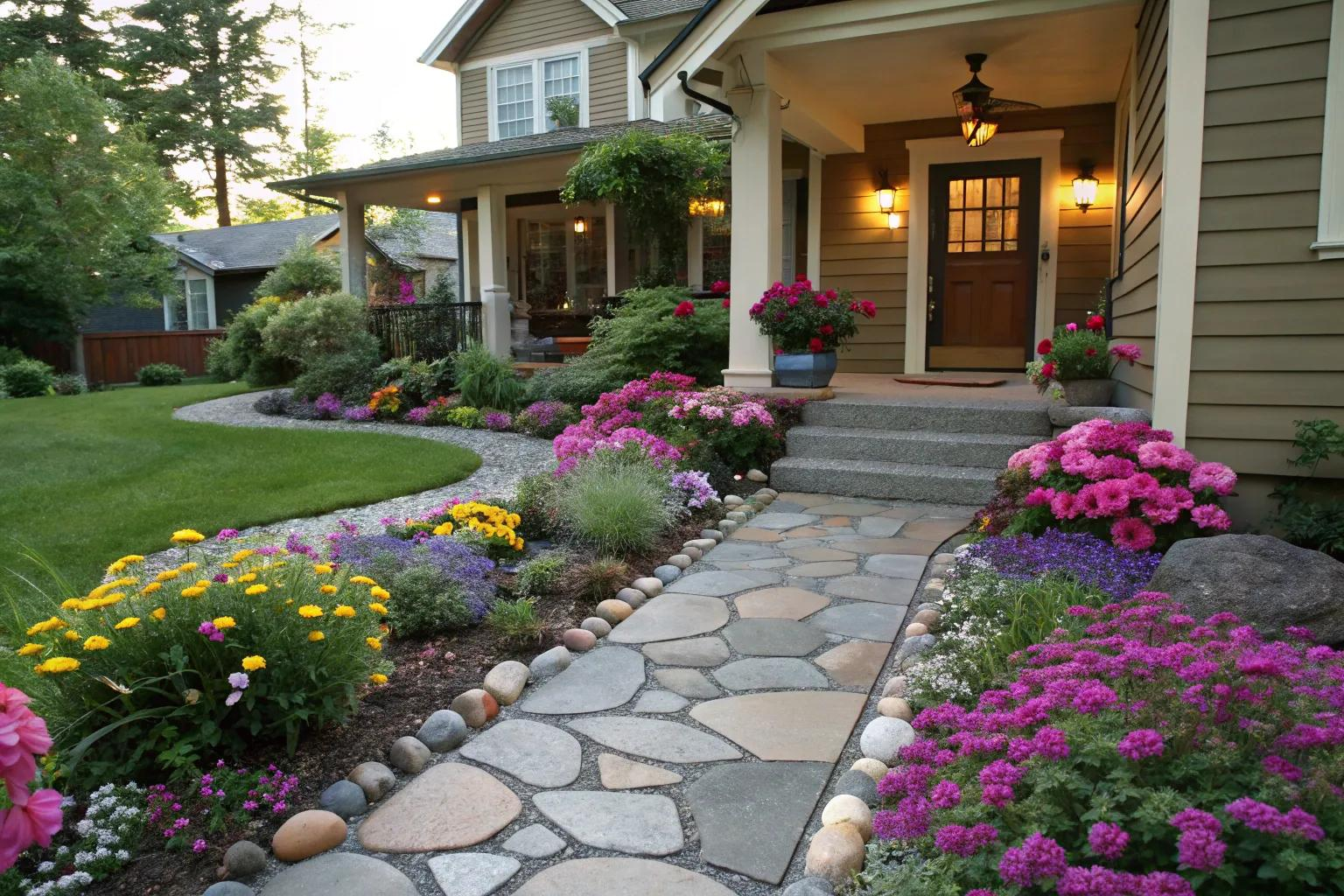 18+ Inspiring Garden Pathway Ideas To Transform Your Yard for Turning an Empty Yard Into a Cohesive Landscape With Strategic Path Placement