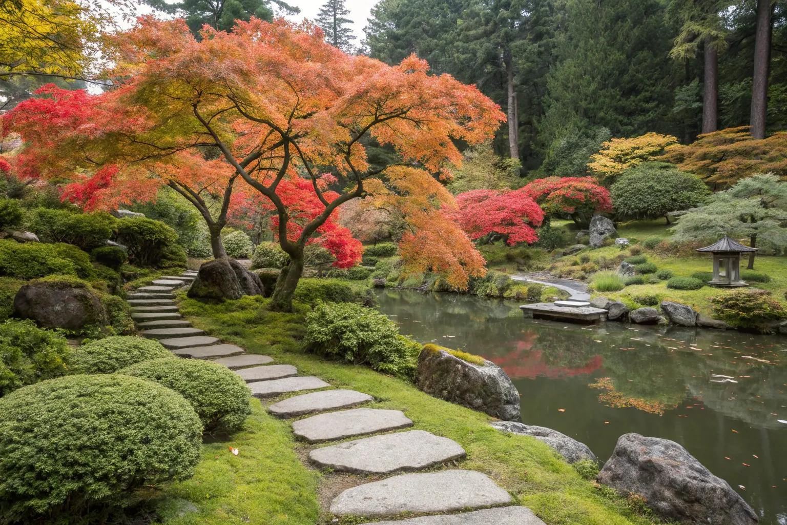 19+ Inspiring Japanese Garden Landscape Ideas with Essential Elements for Building an Authentic Japanese Garden at Home