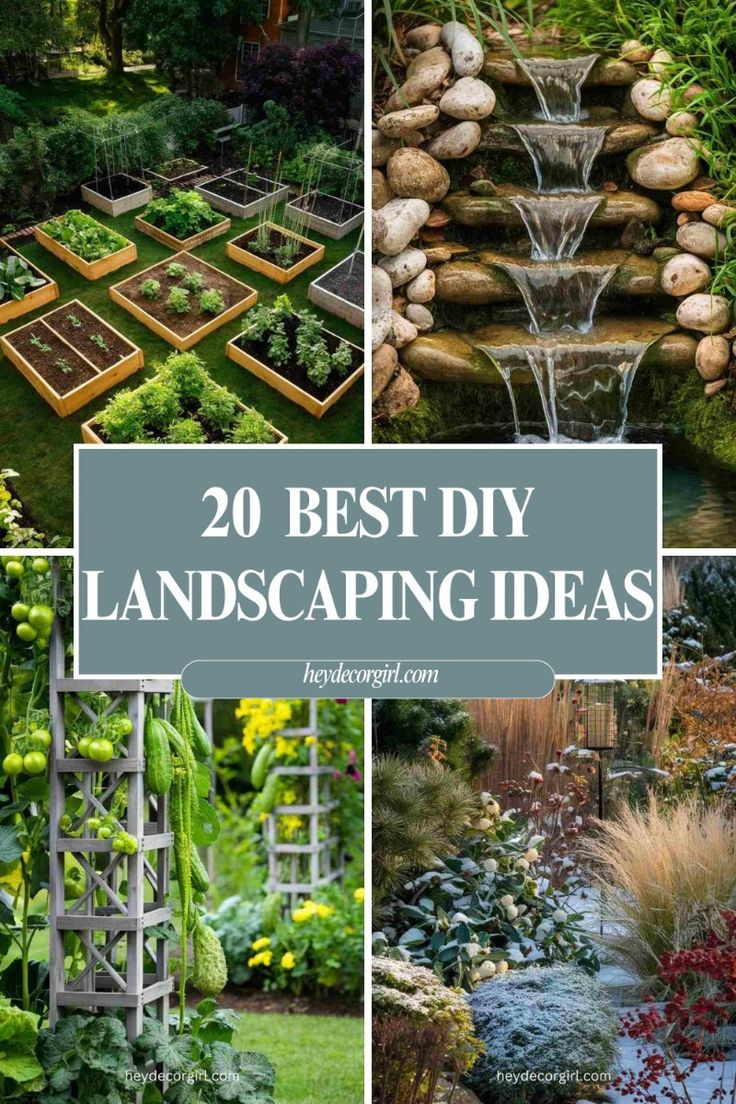 20 Best Diy Landscaping Ideas | Diy Landscaping, Small Backyard ... with Creative Ways to Landscape for Free Without Sacrificing Style