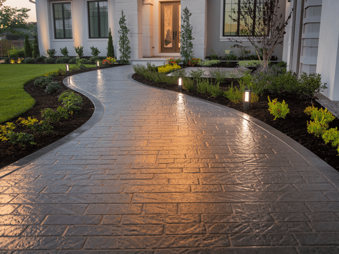 20 Front Walkway Ideas That Impress Your Guests Before They Even Reach ... inside Front Walkway Landscaping Ideas