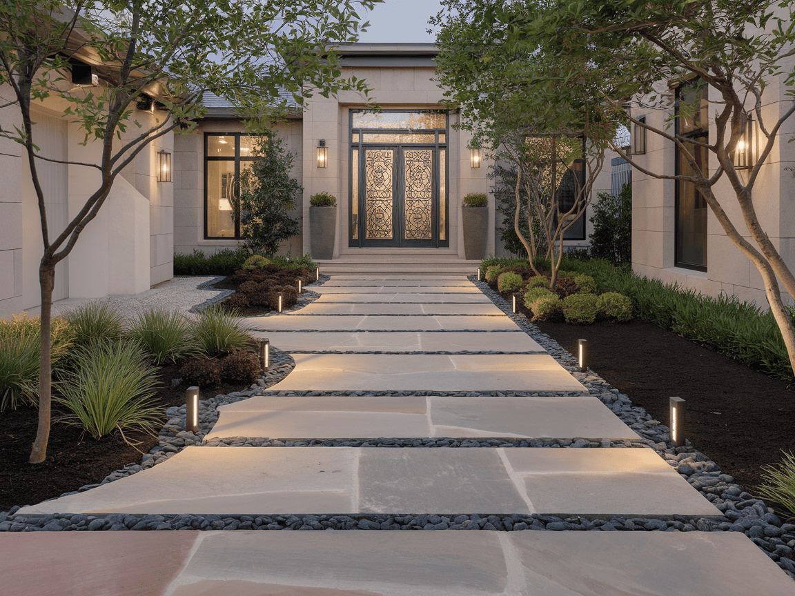 20 Front Walkway Ideas That Impress Your Guests Before They Even Reach ... within How to Design a Front Walkway That Actually Welcomes Guests Home in 2026