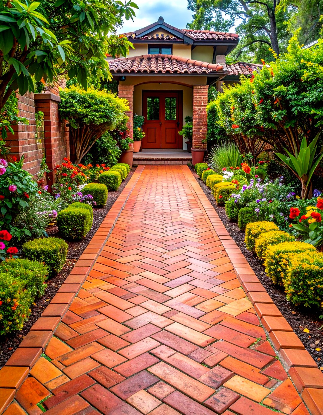 24 Paver Walkway Ideas That Welcomes Guests With Style - Too Much Time in How to Design a Front Walkway That Actually Welcomes Guests Home in 2026