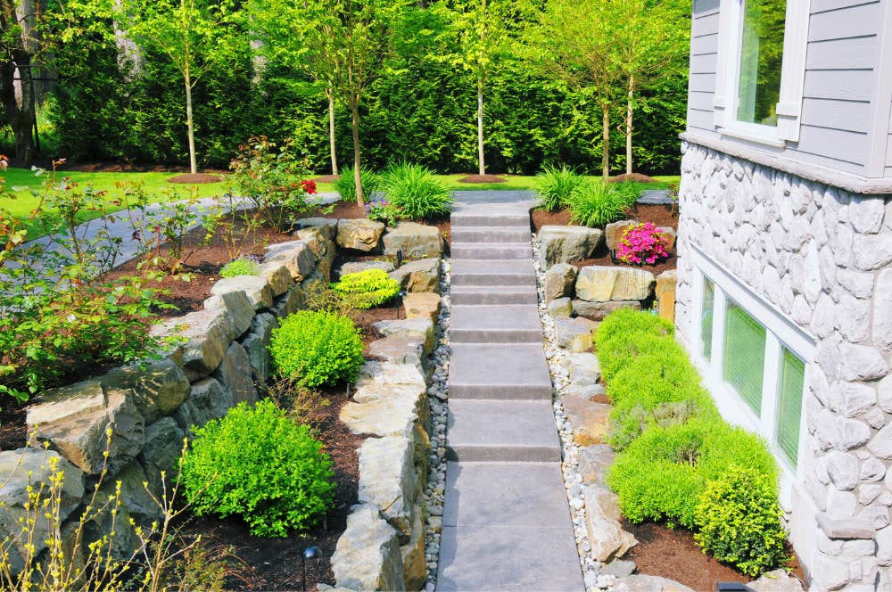 25 Low-Maintenance Front Yard Landscaping Ideas - Parade Home &amp;amp; Garden intended for Reclaim Your Weekends with These Low Maintenance Landscaping Ideas for 2026