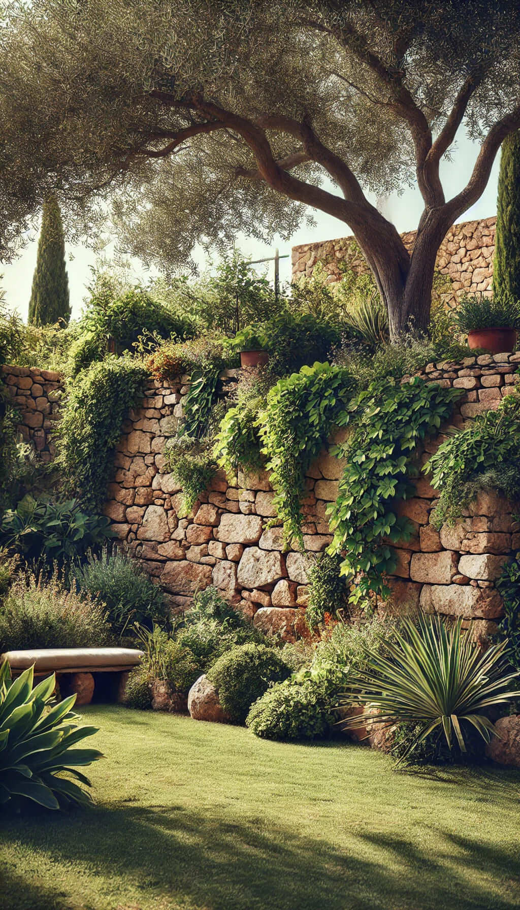 25+ Stunning Mediterranean Landscaping Ideas To Transform Your Garden ... intended for Designing shady pergola retreats to beat the summer sun in your backyard