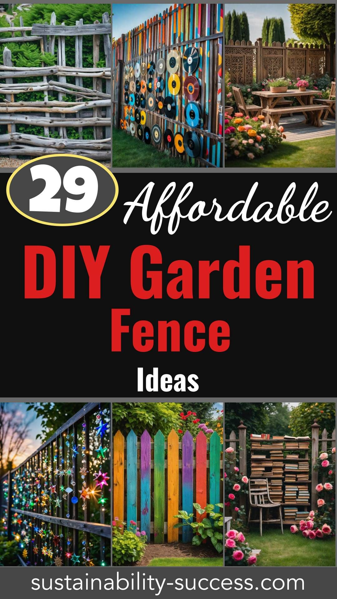 29 Budget-Friendly Diy Garden Fence Ideas | Diy Garden Fence, Diy Fence ... inside Five Creative Ways to Fence Your Garden Without Breaking the Bank in 2026