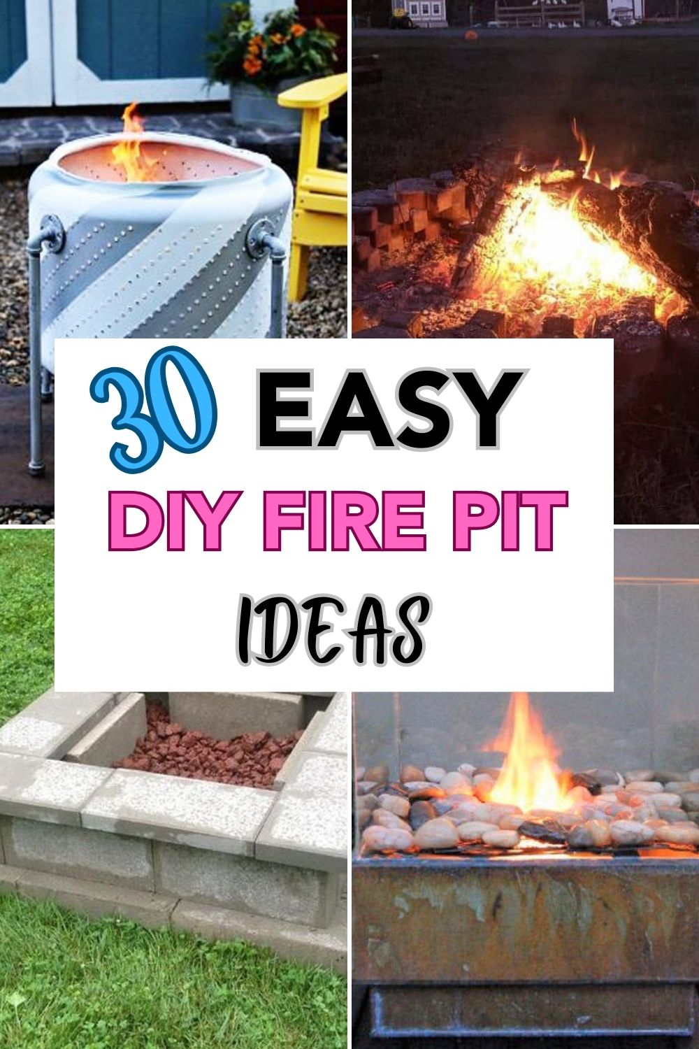 30 Easy Diy Fire Pit Ideas For Every Style And Budget – Chic Dwell with regard to Why Your DIY Fire Pit Might Cost More Than You Think This Year