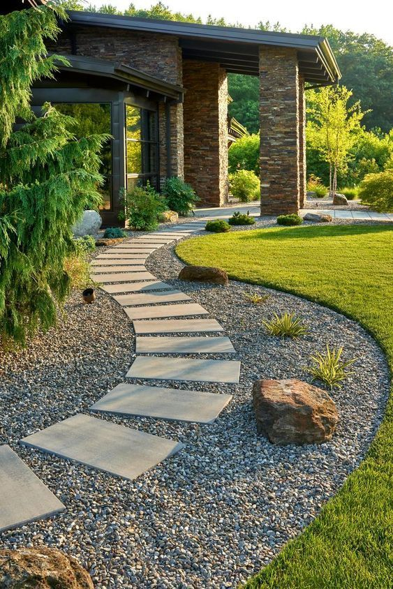 40 Gravel Pathway Ideas With Pros And Cons - Digsdigs pertaining to Turning an Empty Yard Into a Cohesive Landscape With Strategic Path Placement