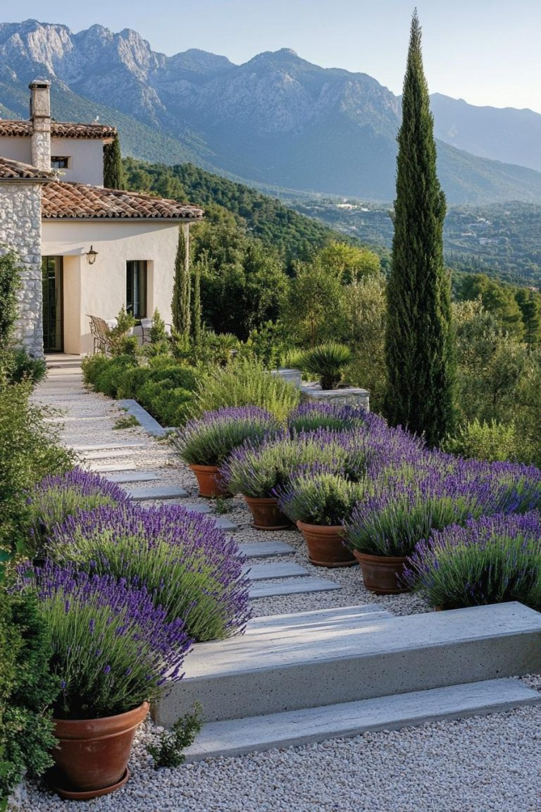 50 Mediterranean Landscaping Ideas For A Dreamy Outdoor Escape pertaining to Mediterranean Landscaping