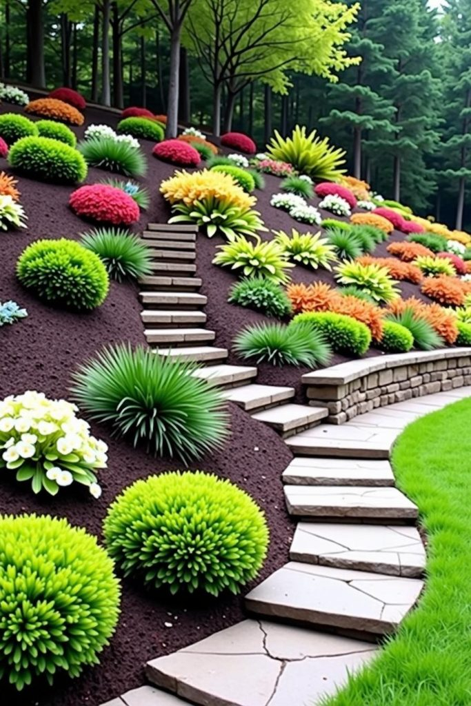 53 Steep Hillside Landscaping Ideas For Challenging Slopes regarding Hillside Landscaping
