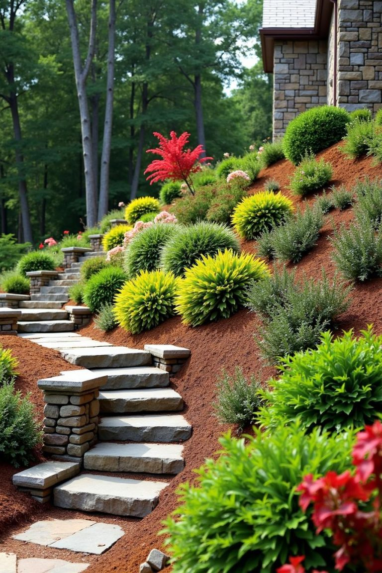 53 Steep Hillside Landscaping Ideas For Challenging Slopes within Designing Functional Pathways and Steps for Challenging Hillside Terrain