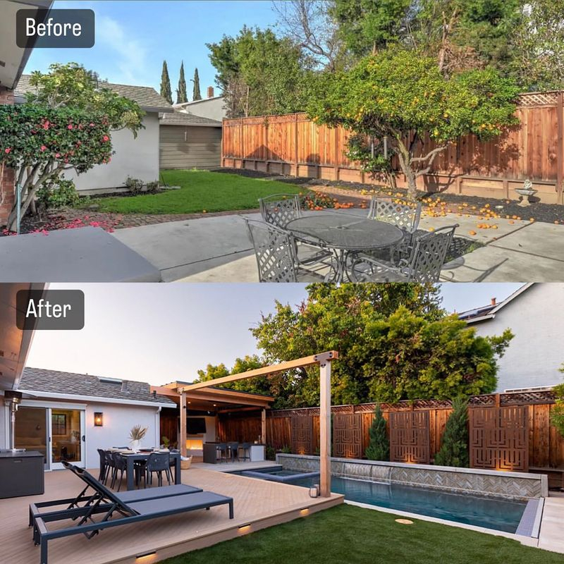8 Neglected Backyards Transformed Into Dream Gardens (Before &amp;amp; After ... in Why Removing Your Old Fence Could Be the Best Design Decision You Make This Spring