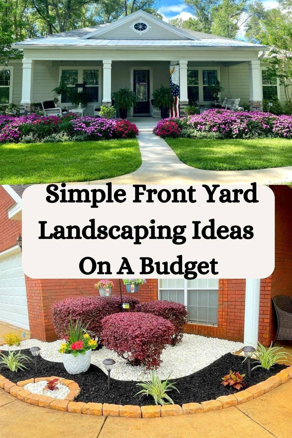 90 Simple And Beautiful Front Yard Landscaping Ideas On A Budget – Artofit throughout Transform Your Drab Front Lawn Into a Garden Oasis Without Breaking the Bank