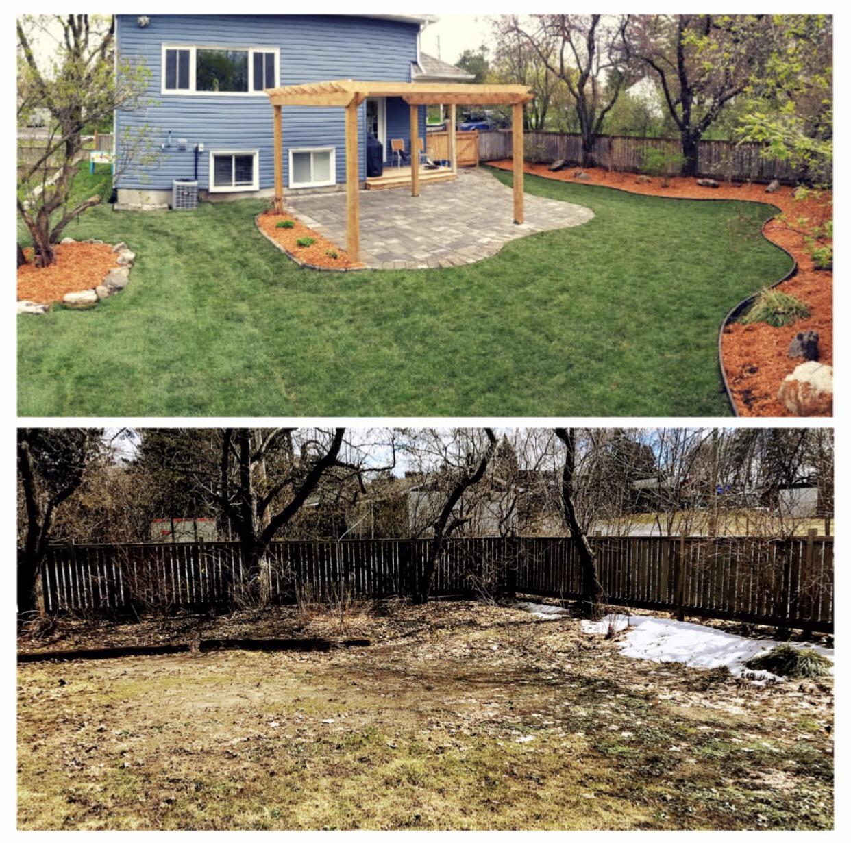 Backyard Transformation (Ottawa, Canada) : R/Landscaping for Why Removing Your Old Fence Could Be the Best Design Decision You Make This Spring