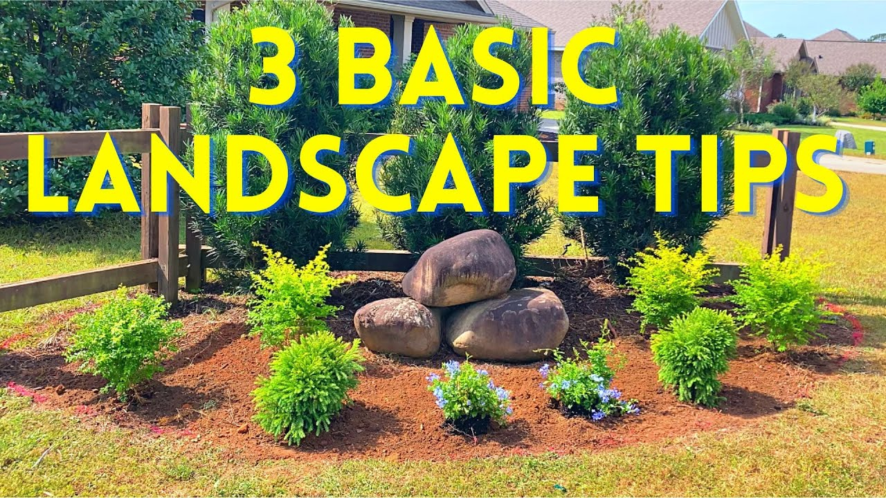 (Beginner) Landscaping Tips - Youtube intended for Diy Landscaping Ideas Beginners