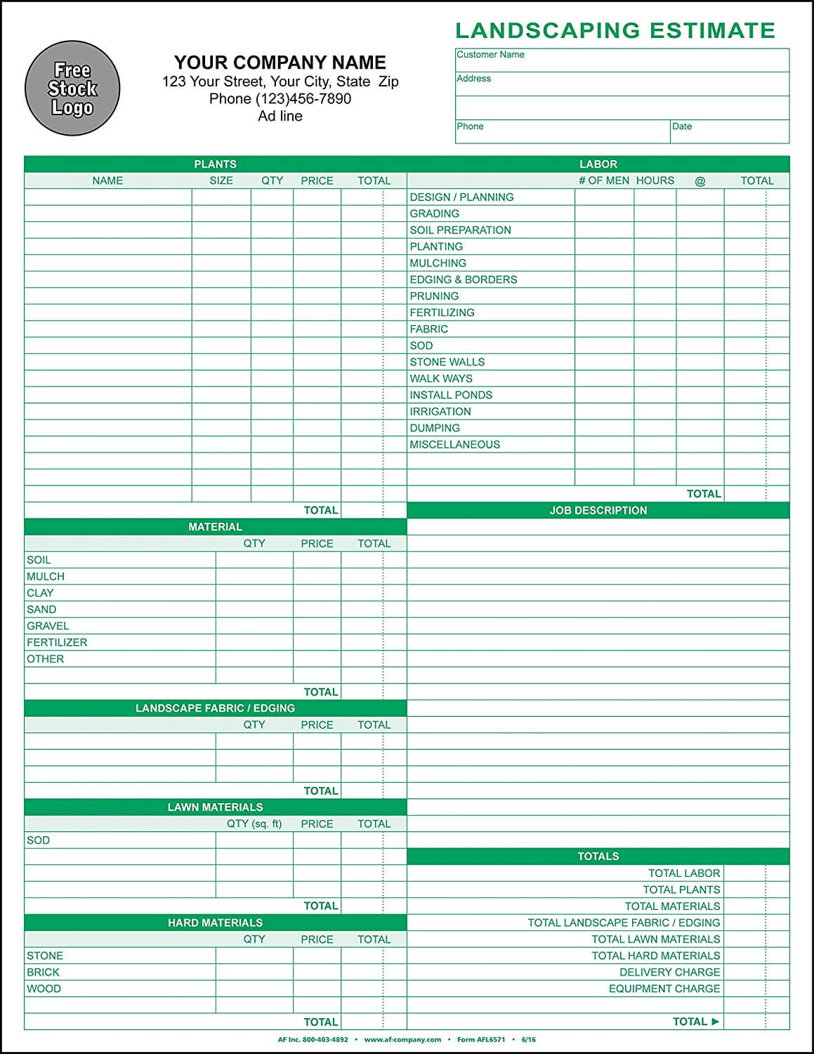 Customizable Landscaping Estimate Template | Monday.com Blog in Diy Landscaping Project Cost Tracker