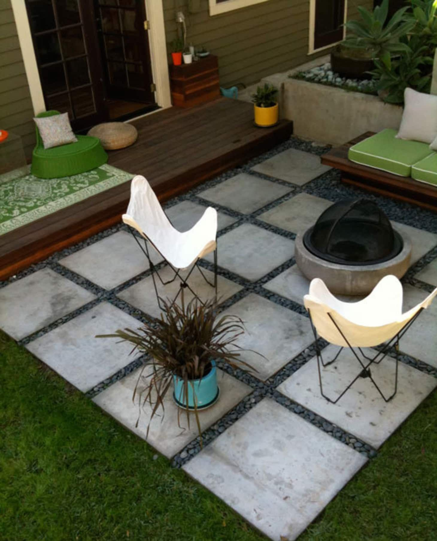 Easiest Patio Diy At Michiko Durbin Blog inside Cheapest Patio Material Options Diy