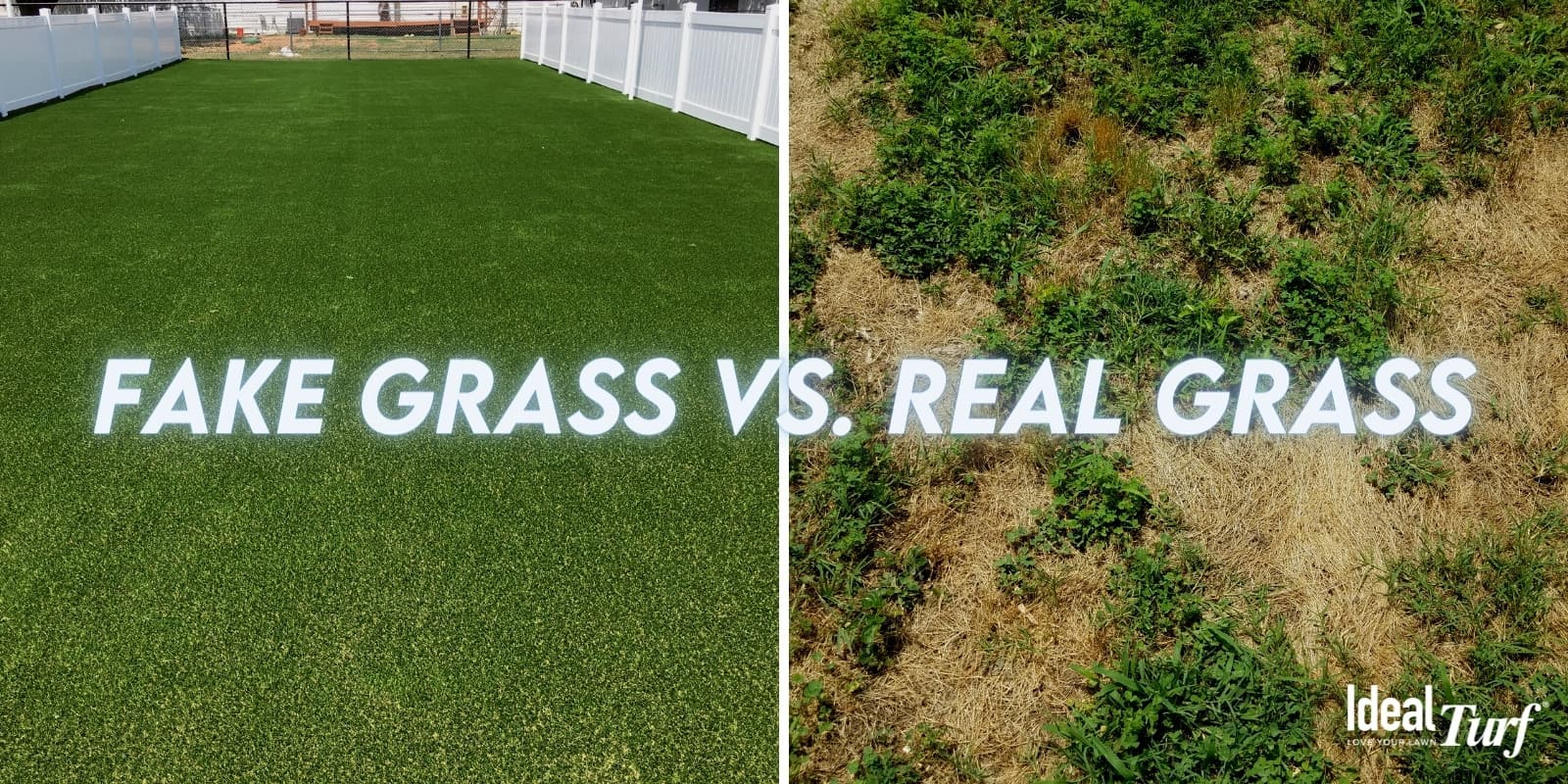 Fake Grass Vs. Real Grass: Head-To-Head Comparison Guide with Five Year Cost Comparison of Synthetic vs Natural Lawns