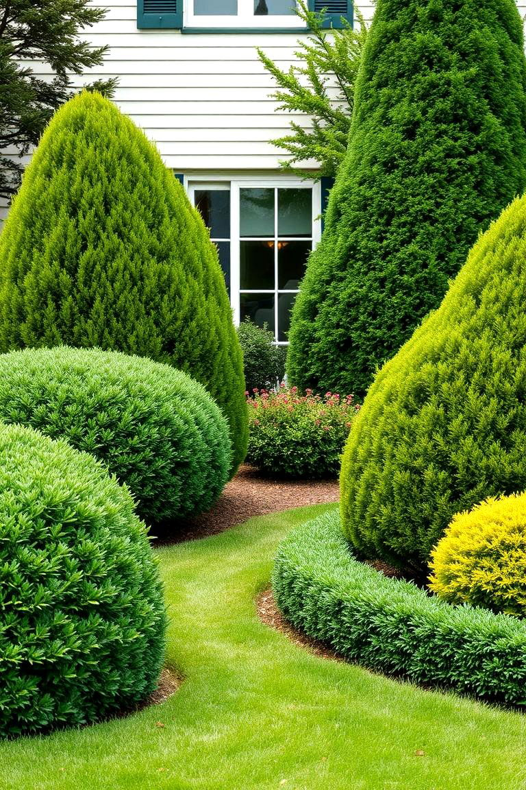 Front Yard Landscaping Ideas Evergreen Shrubs regarding Practical tips for selecting durable and cheap evergreen shrubs for your home exterior