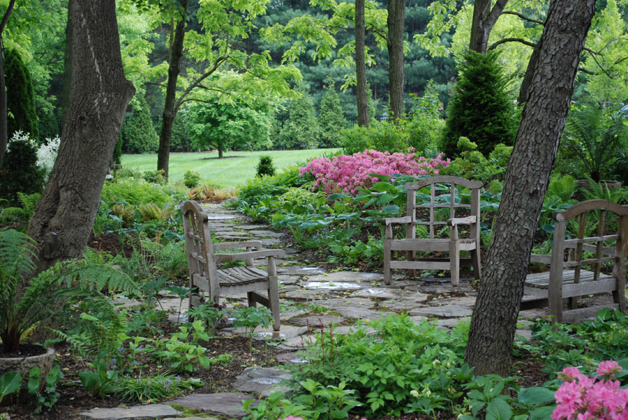 Garden Design For A Shade Garden. Shady Garden Ideas, Plants Plans ... inside How to Layer Plants for a Lush Shade Garden That Looks Intentional