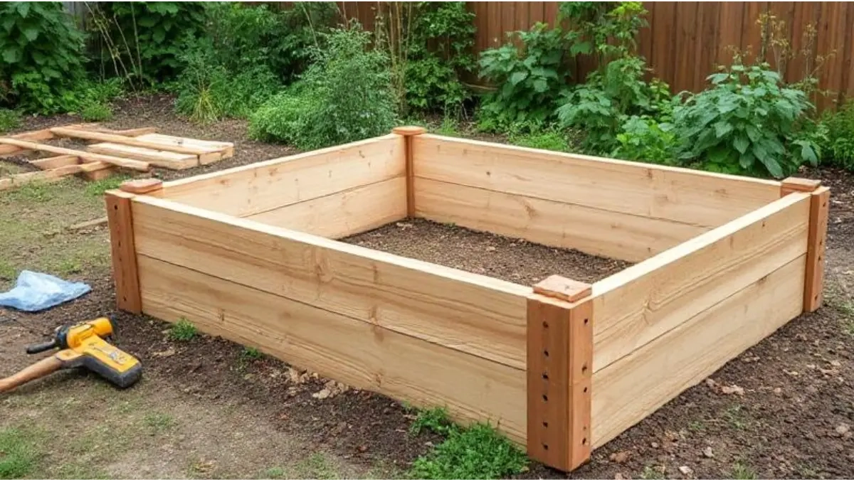 How To Build A Raised Bed Garden On A Budget - Bluenose Blooms Home ... for Raised Bed Soil Cost Per Cubic Foot