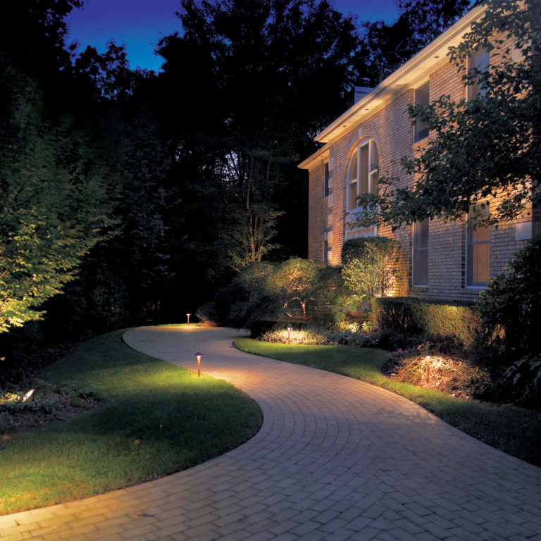 Landscape Outdoor Lighting - 10 Ways To Bring Out The Beauty Of Your ... in Transforming Your Garden After Dark With Strategic Uplighting Techniques