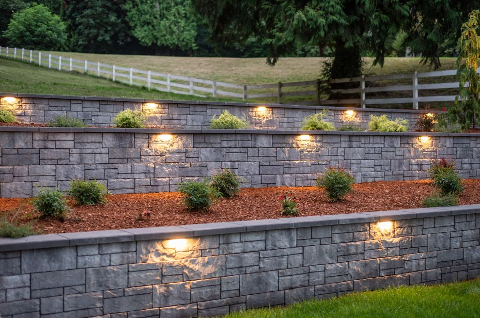 Low Maintenance Retaining Wall Garden Ideas Australia in Retaining Wall Landscaping