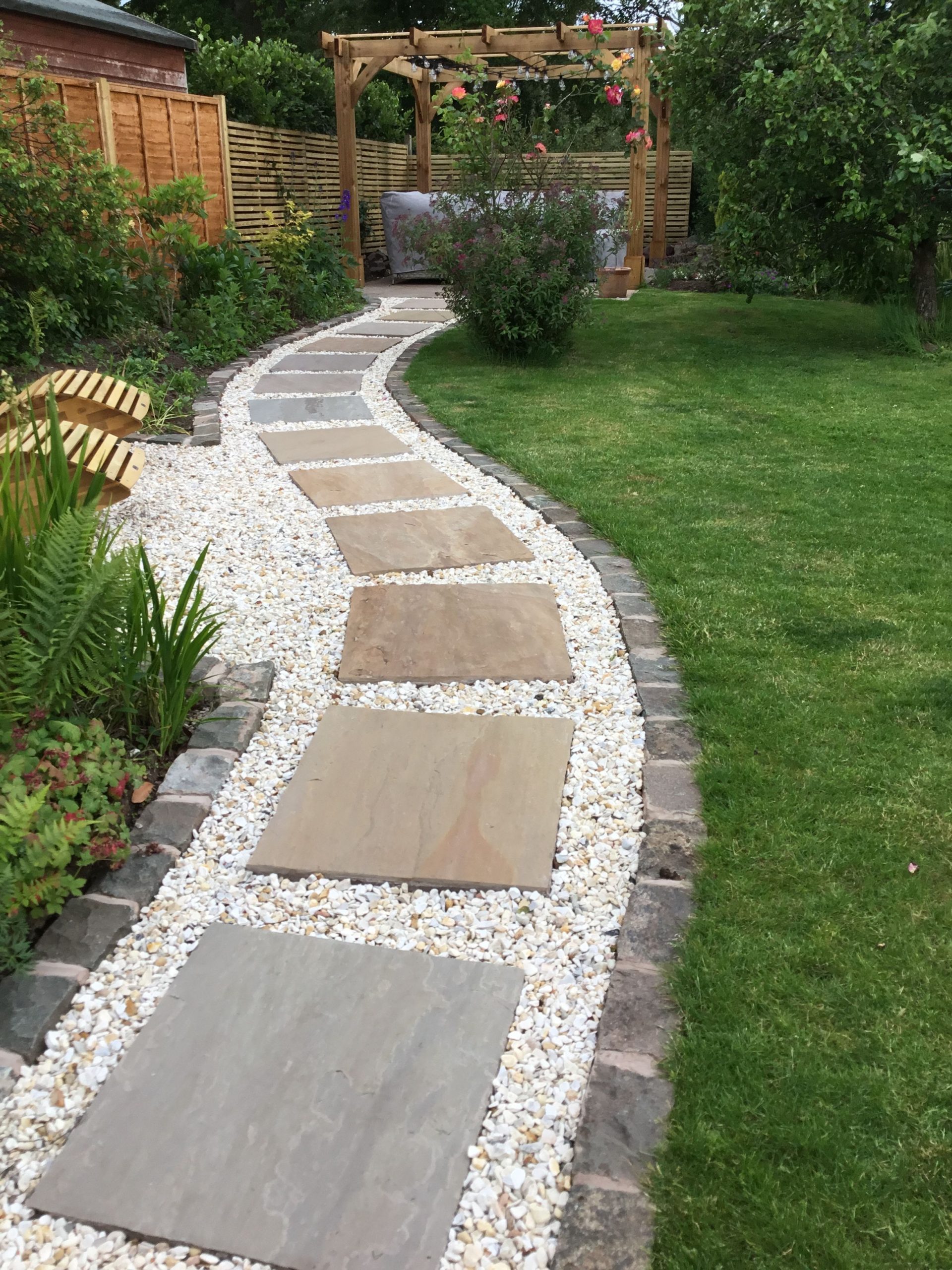 Most Beautiful Garden Backyard Pathway Design - Walkway Ideas For ... regarding Garden Path Ideas