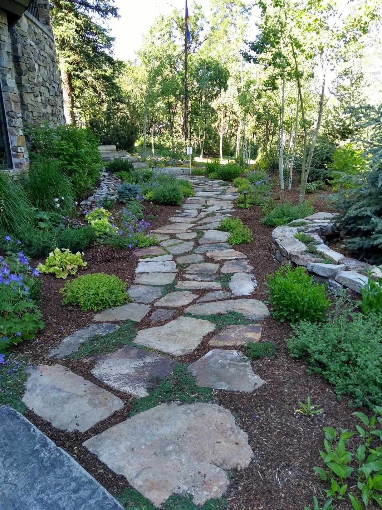 Pin By Lauren Barratt On Backyard Design Ideas In 2025 | Stone Garden ... inside Garden Path Ideas