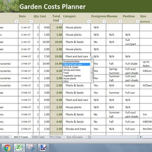 Planning Budget Template For Landscaping - Ppmens intended for Build a Stress Free Garden Budget Using This Free Excel Template