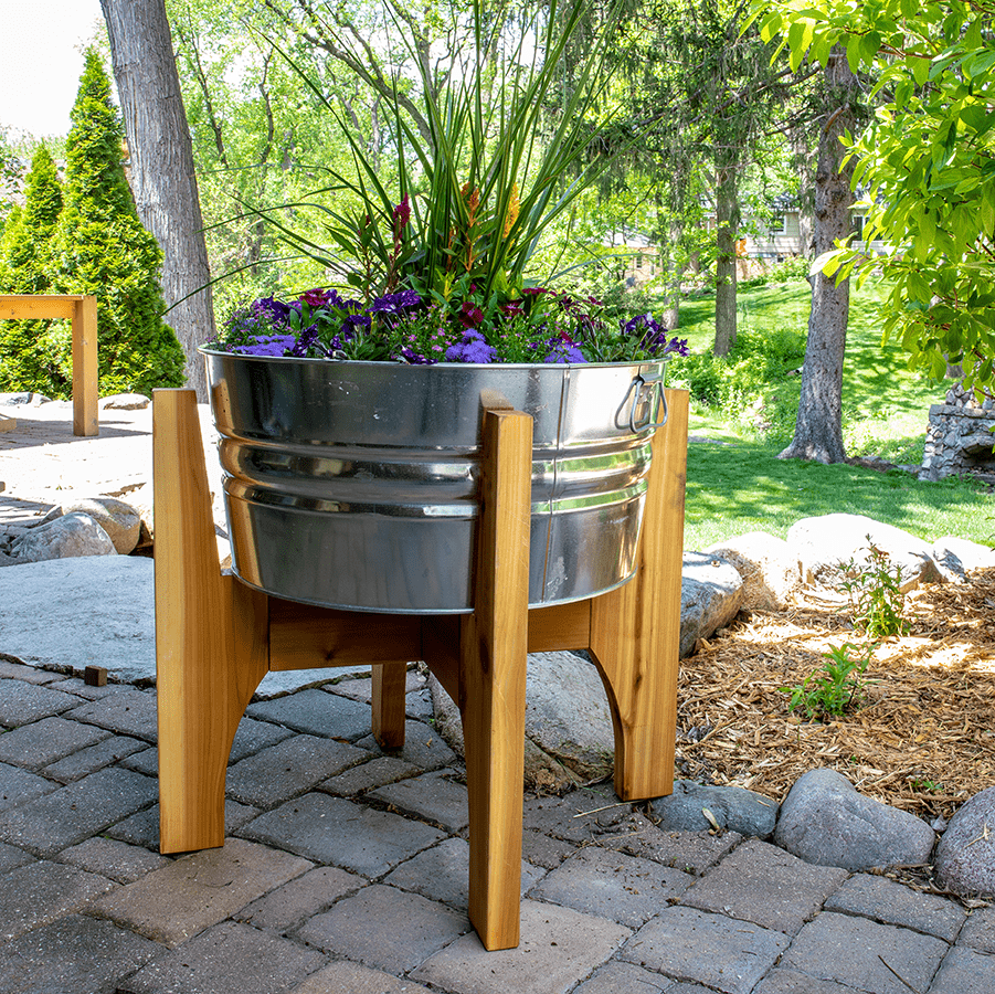 Raised Beds Galvanized Tub Metal Raised Garden Bed | Thompson & Morgan throughout Galvanized Tub Raised Bed Cost