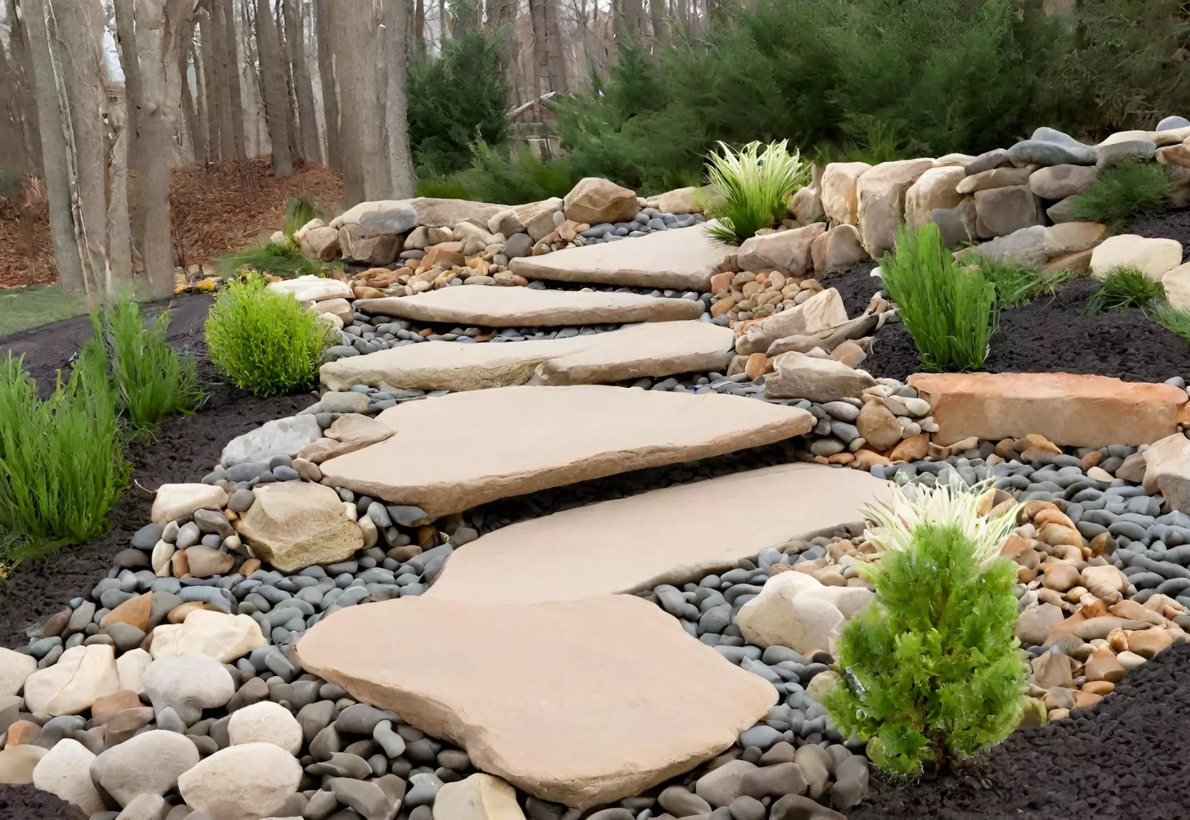 21 Rock Landscaping Ideas: Transform Your Outdoor Oasis (2024) for Landscaping With Rocks
