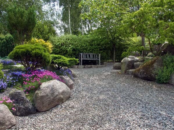 Top 60 Best Gravel Landscaping Ideas - Pebble Designs within How to Stop Erosion on Slopes Using Decorative Stone and Mulch