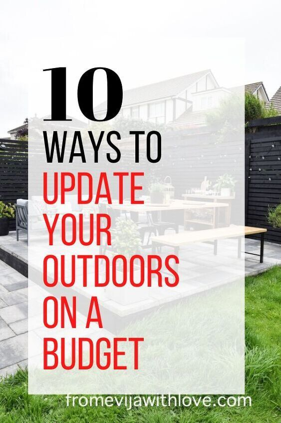10 Ways To Update Your Outdoor Space Diy | Diy Outdoor Space, Outdoor ... for Creative Ways to Upgrade Your Outdoor Space Using Items You Already Own