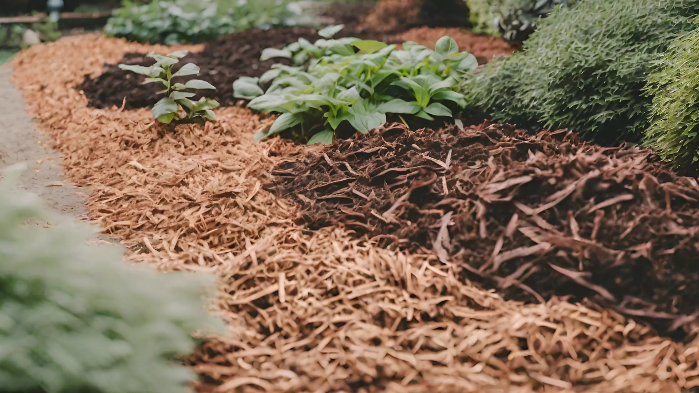 13 Best Mulch Garden Ideas For Your Home within What Gardeners Need to Know About Mulch Color and Plant Health