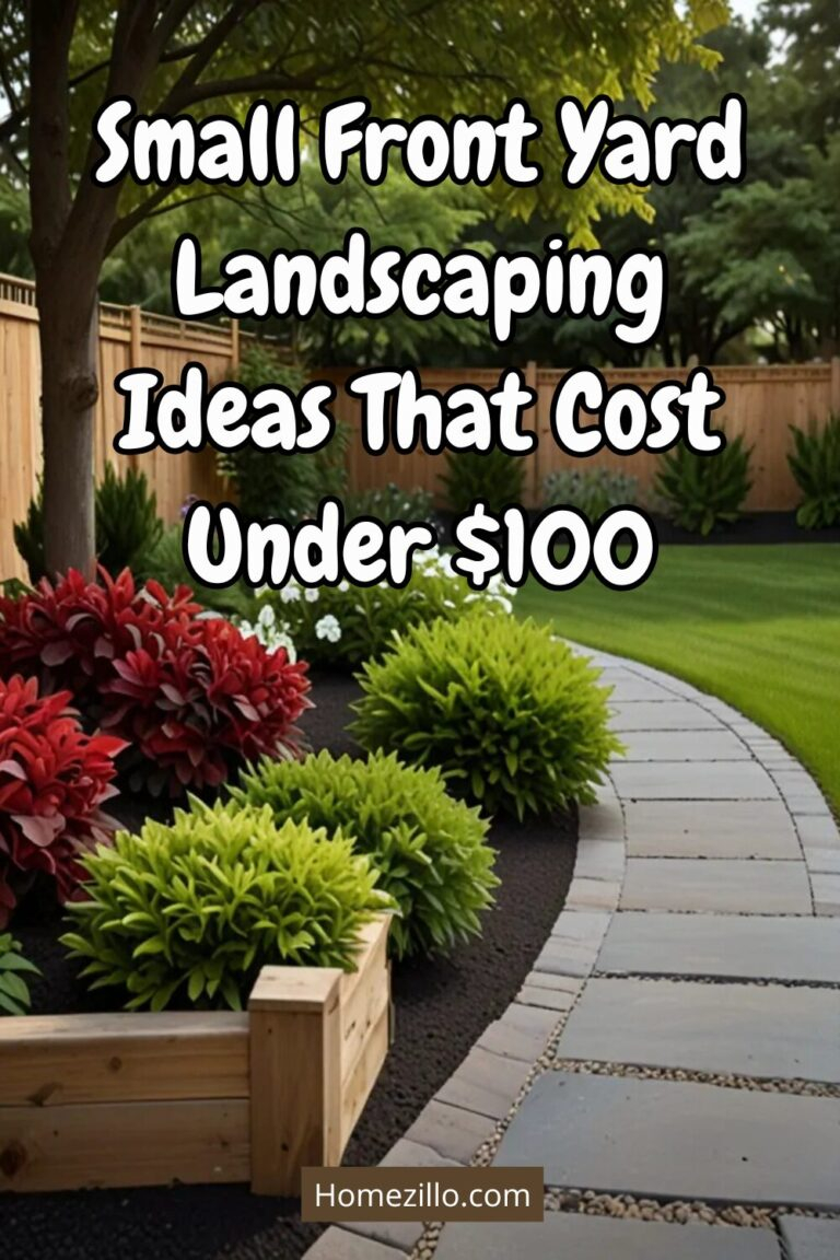 15+ Cheap Simple Front Yard Landscaping Ideas - Homezillo intended for How To Add Curb Appeal On A Budget