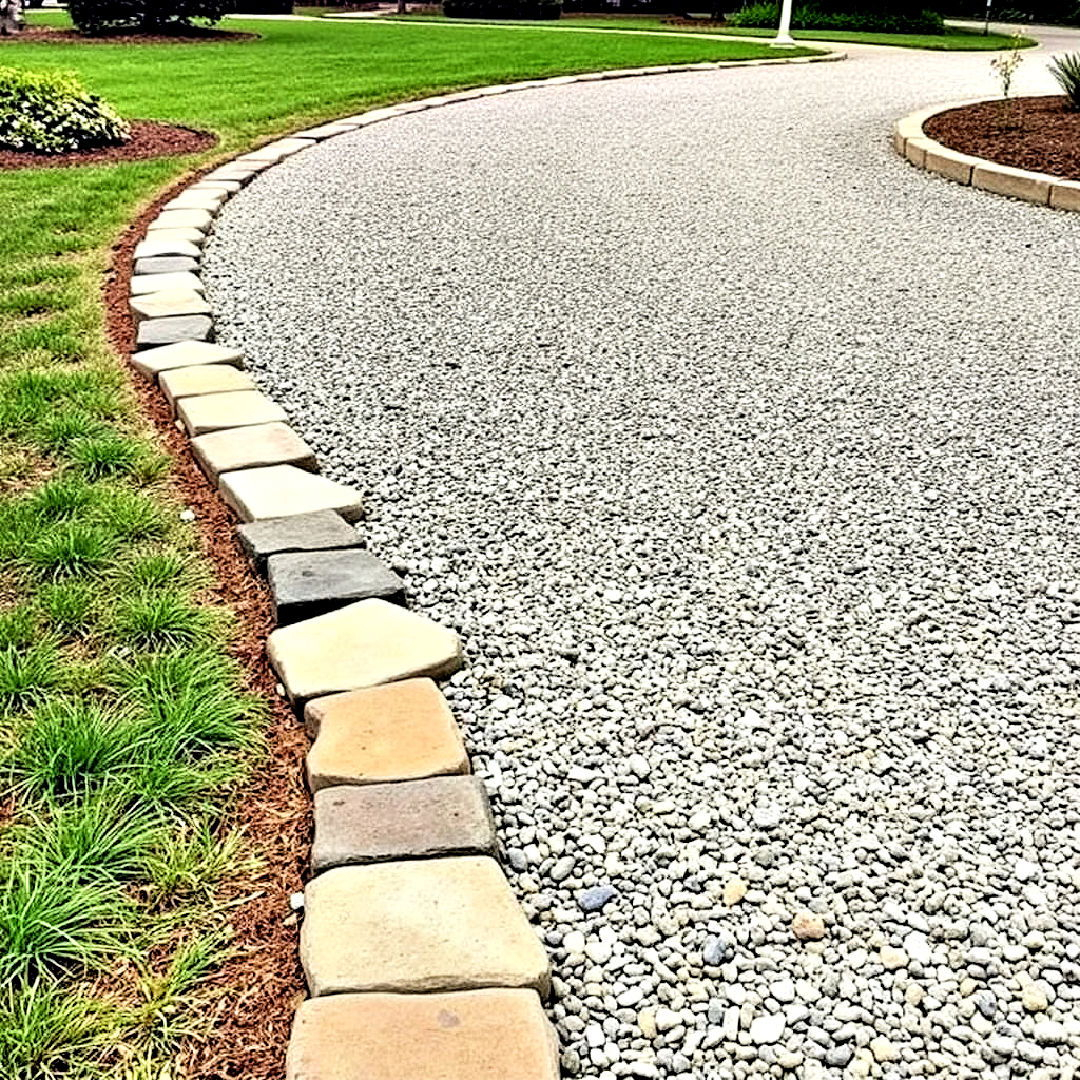 15 Gravel Driveway Edging Ideas You Can Consider with regard to How to Define Your Driveway Edge Without Breaking the Bank
