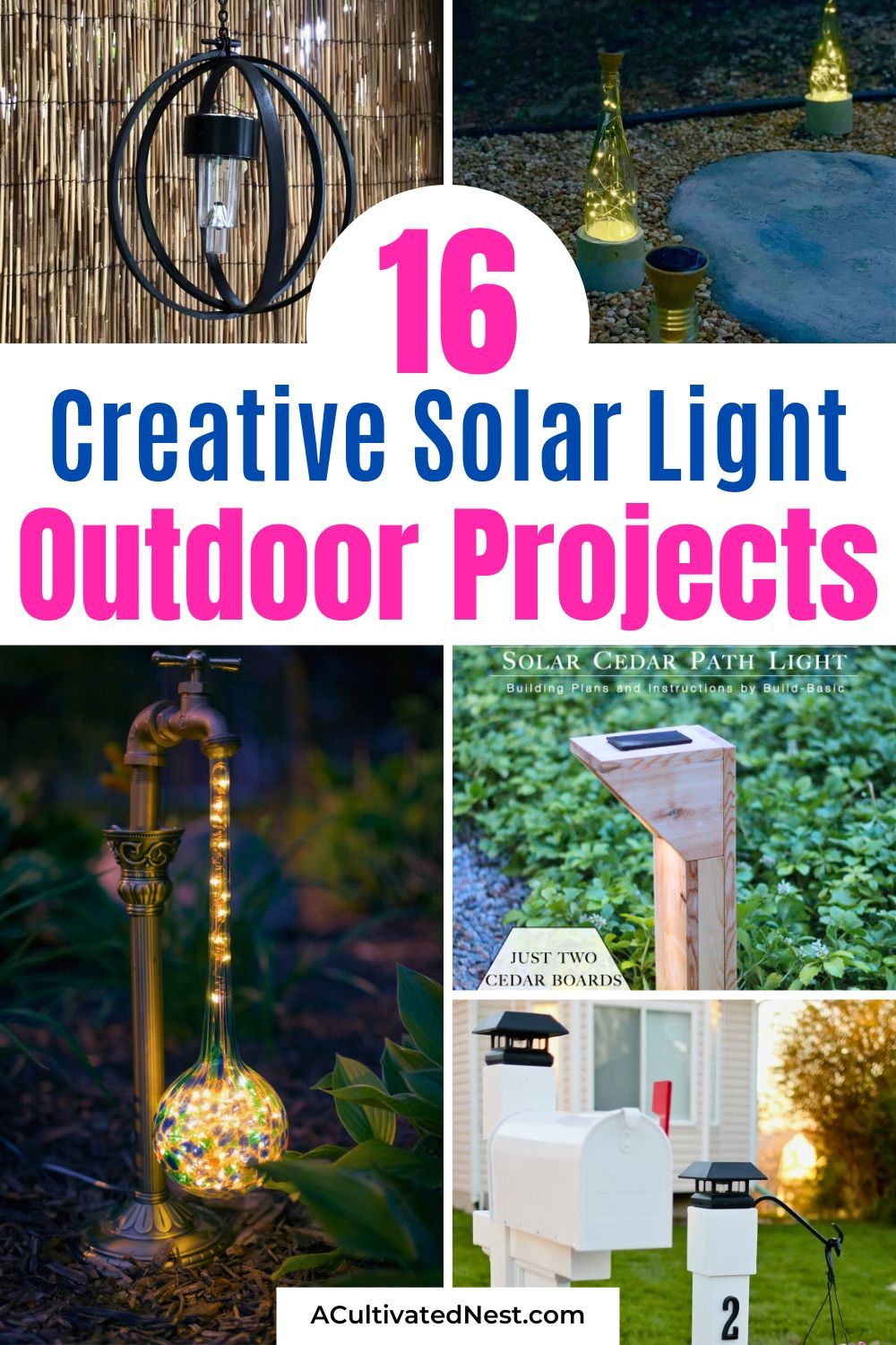 16 Solar Light Diy Projects For Your Yard- A Cultivated Nest intended for Solar Garden Light Ideas Pathways