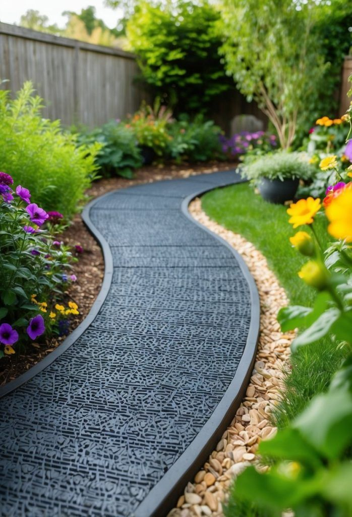 17 Cheap Walkway Ideas That Will Make Your Backyard Look Expensive In ... regarding Smart layout tricks that make cheap landscaping look expensive