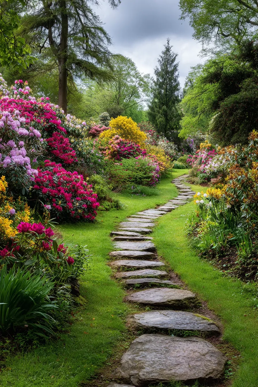 17+ Inspiring Stepping Stones Garden Path Ideas regarding How to Design a Stepping Stone Path That Feels Like It Grew There Naturally