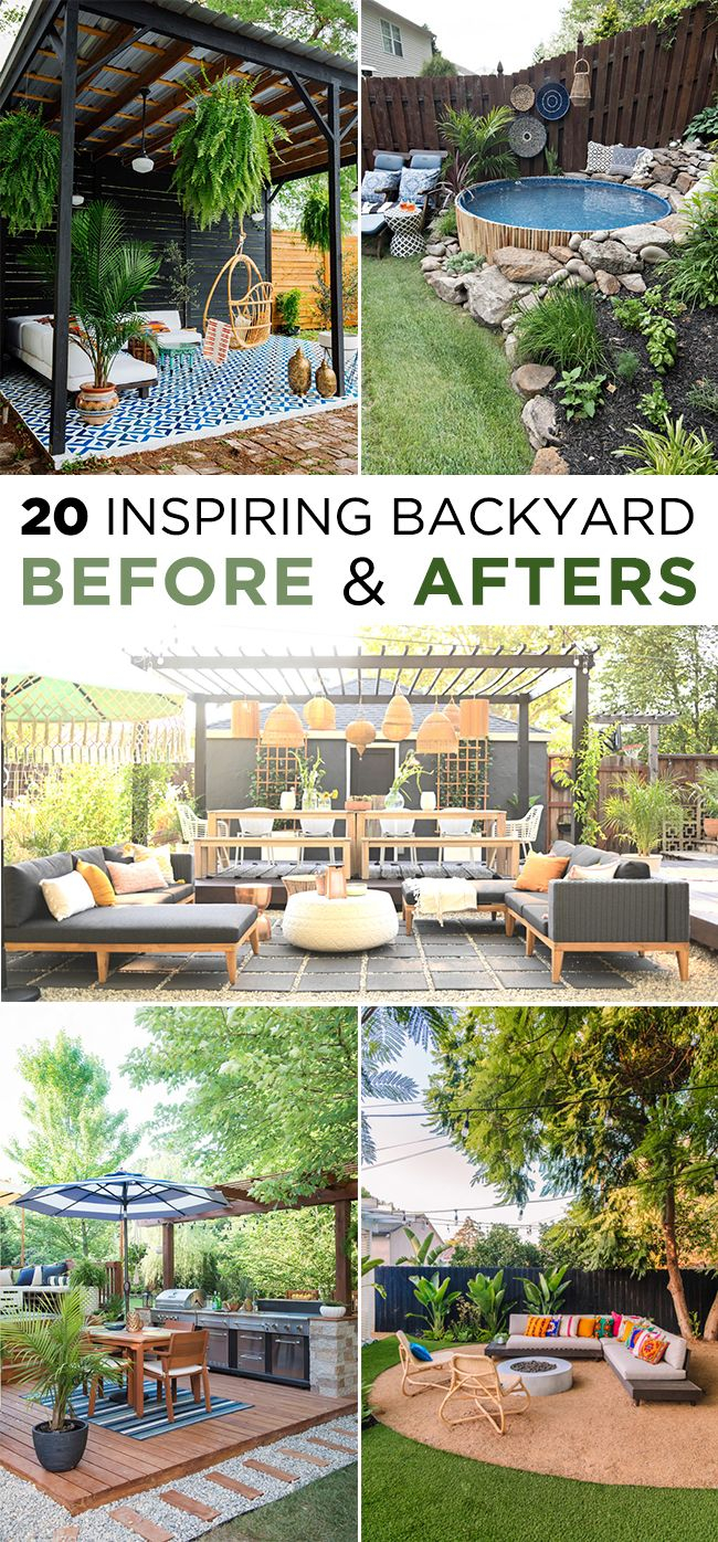 20 Inspiring Backyard Makeovers - Jenna Sue Design | Backyard Makeover ... pertaining to What your landscaper might not tell you about the true cost of backyard renovations