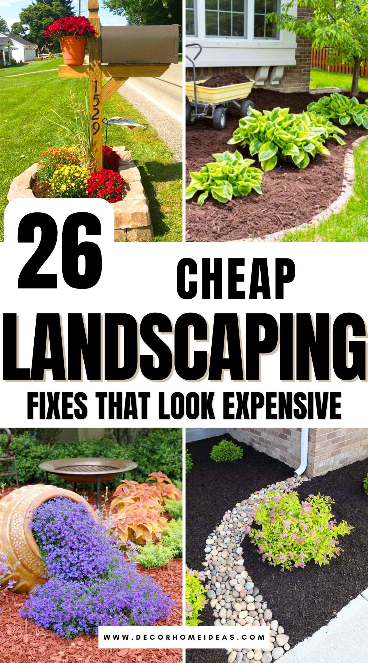 26 Affordable Landscaping Fixes That Look Luxurious | Small Front Yard ... pertaining to How To Add Curb Appeal On A Budget