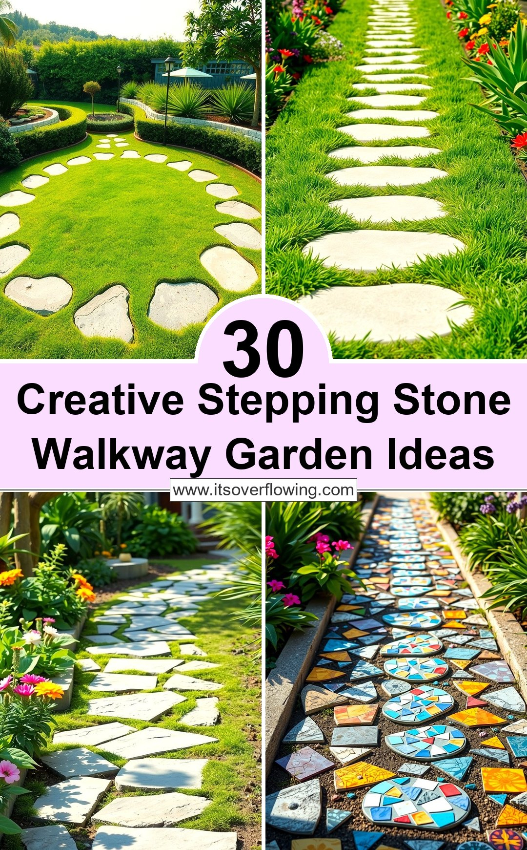 30 Creative Stepping Stone Walkway Garden Ideas pertaining to How to Design a Stepping Stone Path That Feels Like It Grew There Naturally
