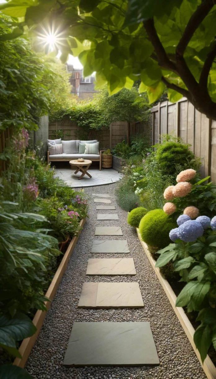 30+ Genius Narrow Backyard Ideas That Maximize Space (2024) for Narrow Side Yard Landscaping Ideas