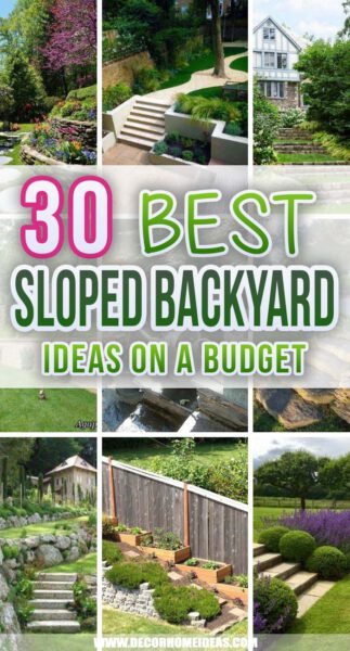 34 Best Sloped Backyard Ideas On A Budget inside How To Stop Soil Erosion On Slope Backyard
