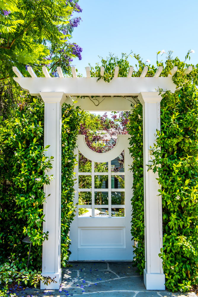 Arbor Gate Ideas For Garden Or Front Entrance (35 Designs) inside Arbor Trellis Ideas Garden Entrance